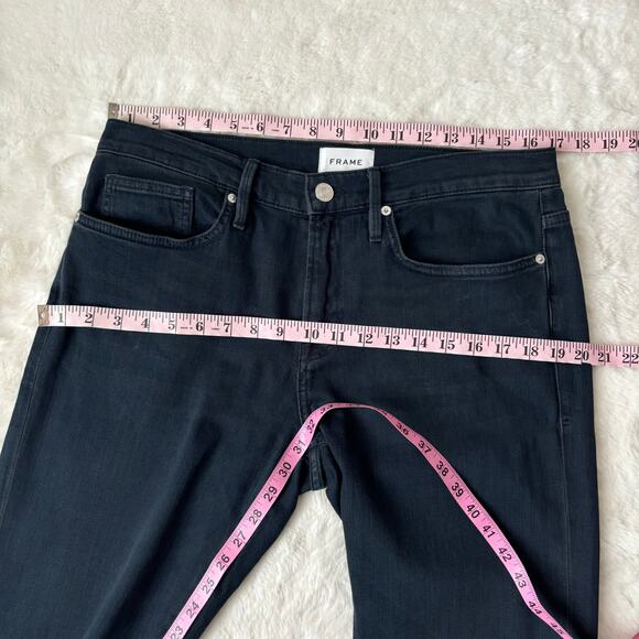 FRAME L'Homme Slim Black Jeans - Picture 6 of 7